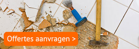 Badkamer vloertegels vervangen